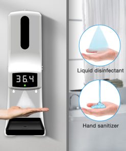Máy rửa tay tự động cảm ứng kèm đo nhiệt độ K9Pro