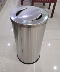 Thùng rác inox nắp lật